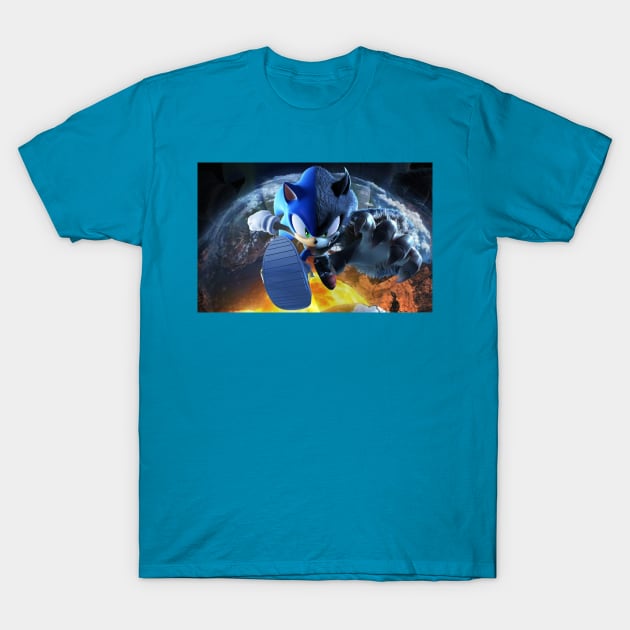 sonic the monster T-Shirt by tutuppagar